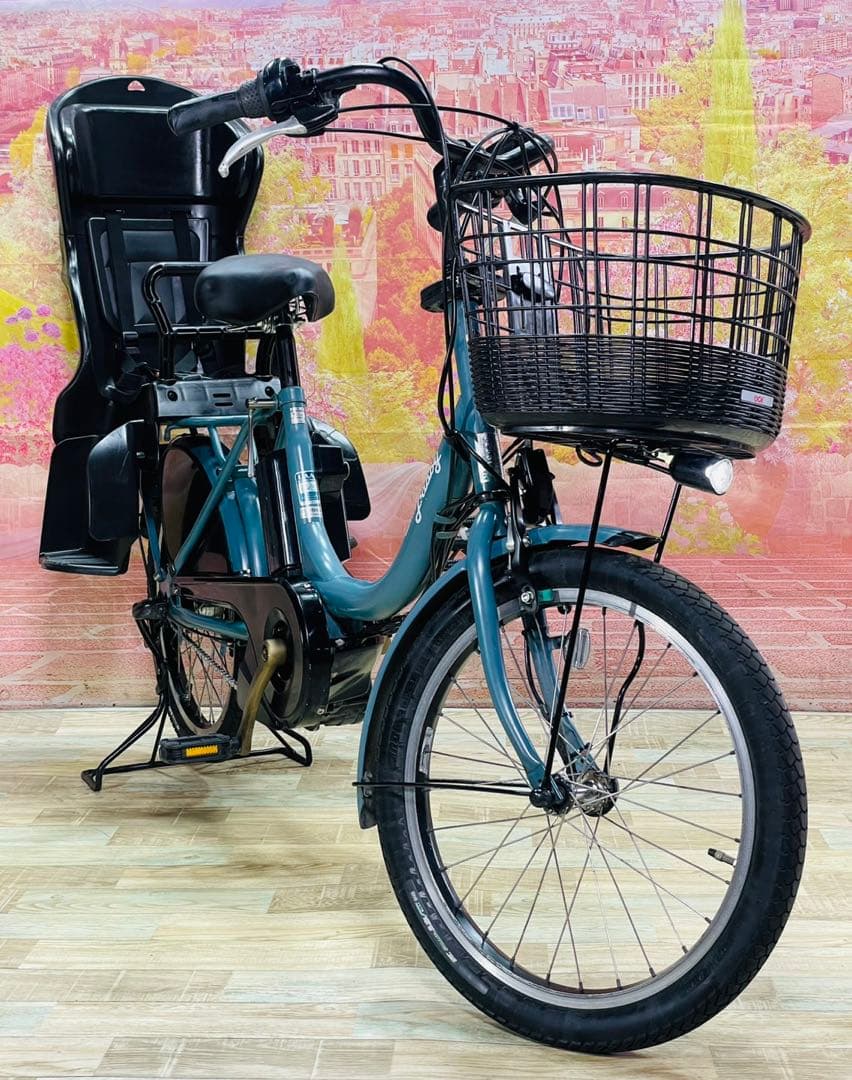 ZK3372 電動自転車 ヤマハ パスバビー 子供乗せ 20インチ 送料無料