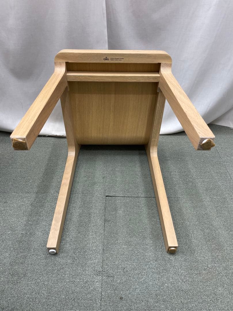 alki アルキ Emeaシリーズ ローバックチェア スツール 腰掛け オーク材