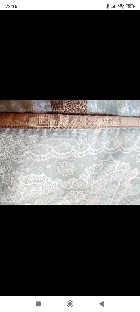 レスポートサック HARPER BAG レースメドウ（ブルー/F）未使用