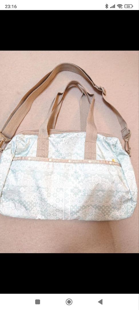 レスポートサック HARPER BAG レースメドウ（ブルー/F）未使用