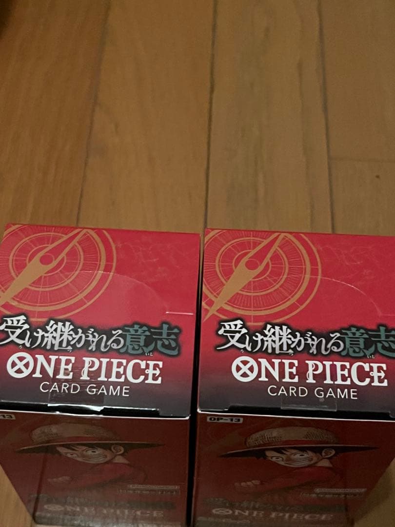 ONE PIECE 受け継がれる意志 2BOX テープカット 封入率一致