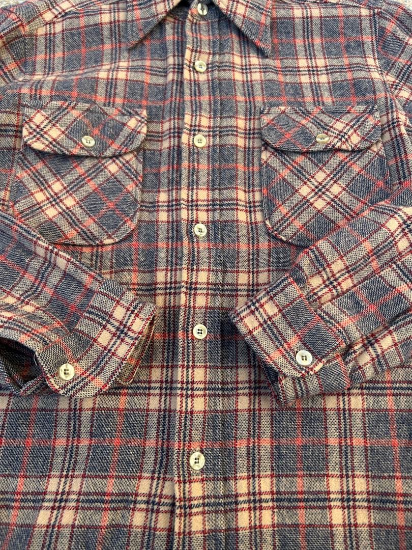 い*そ様 70's Pendletonウールネルシャツ ボードシャツ USA製