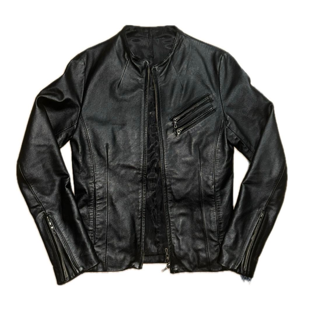 着画あり Fuga leather jacket