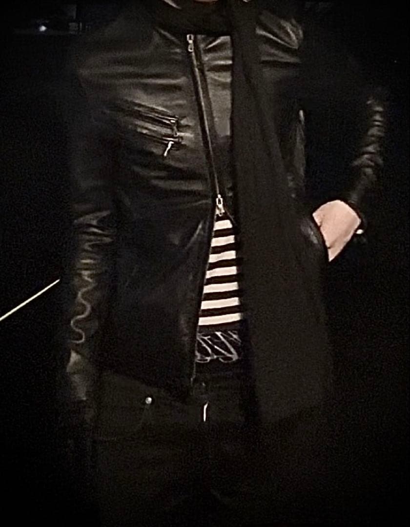 着画あり Fuga leather jacket