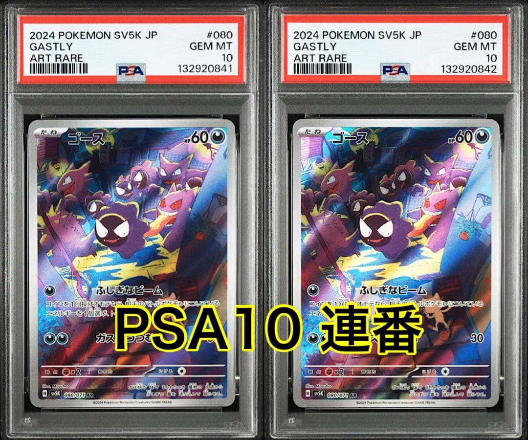 【最高評価PSA10 連番】 ワイルドフォース ゴースar ゴースAR