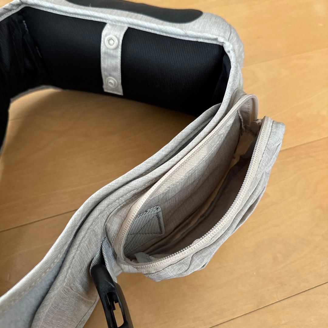 napnap Tran 台座単品 たためるヒップシート（シープベージュ）