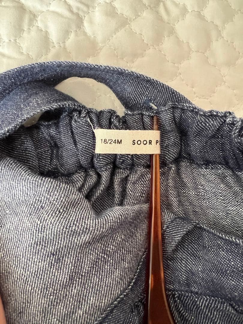 soor ploom エプロンワンピース　18/24m