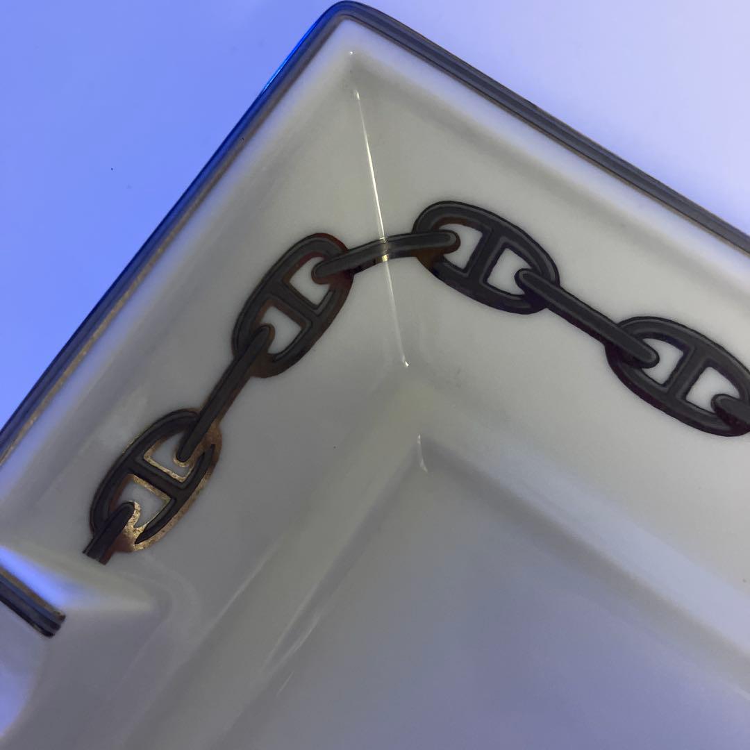 エルメス シェーヌダンクル 灰皿 シルバー