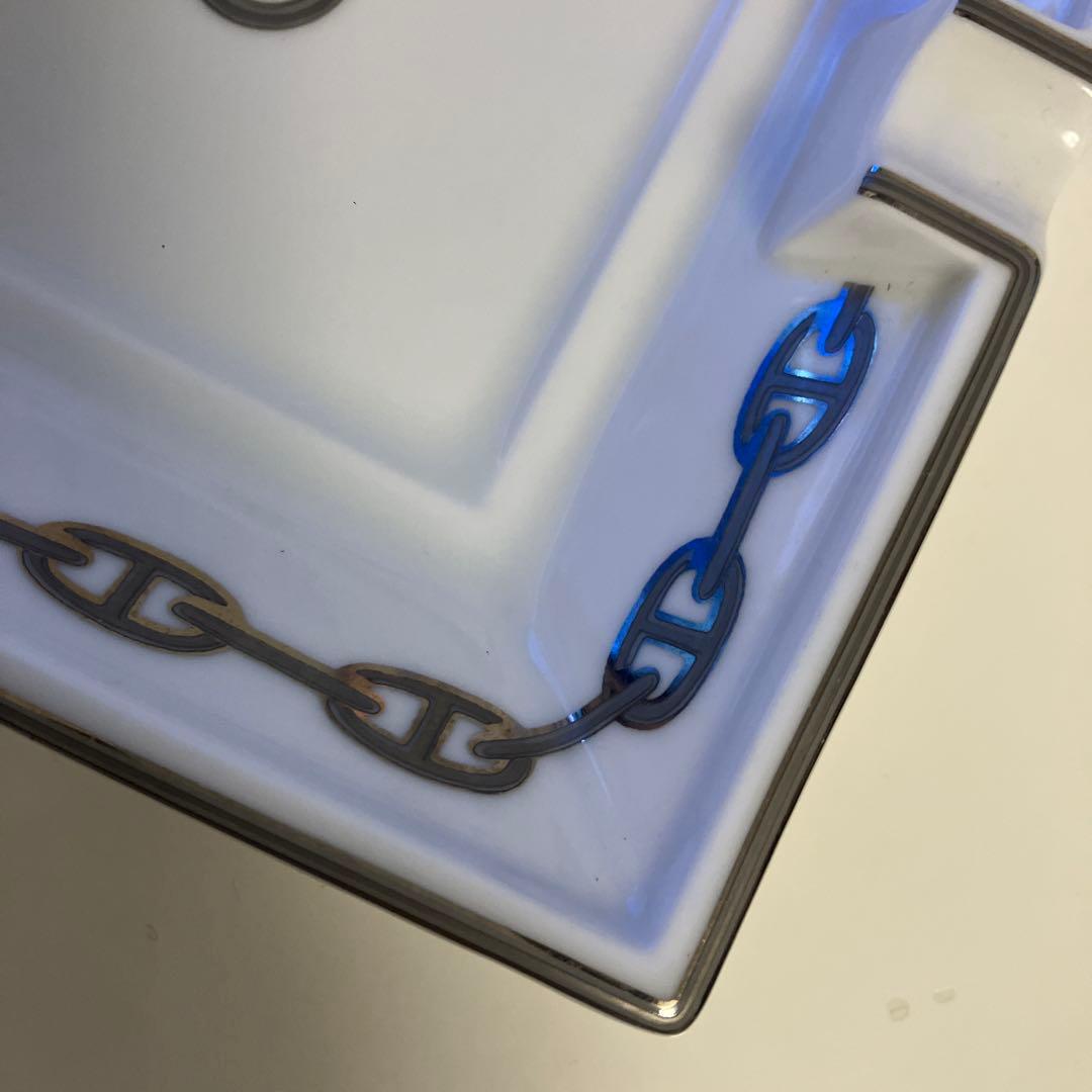 エルメス シェーヌダンクル 灰皿 シルバー