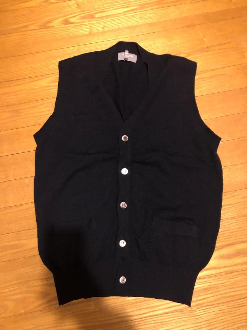 COMME des GARÇONS HOMME ネイビー ベスト