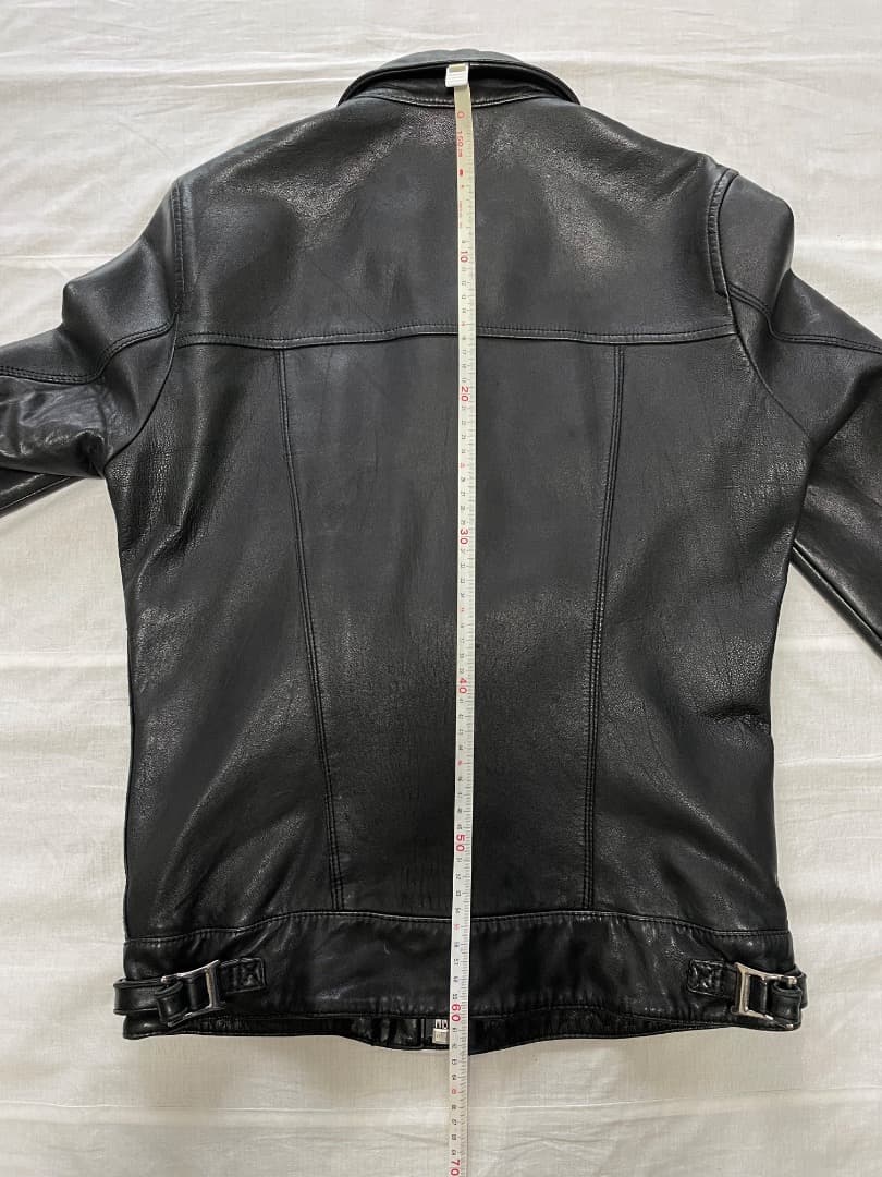 ナノユニバース シープスキン 羊革 シングス ライダースジャケット