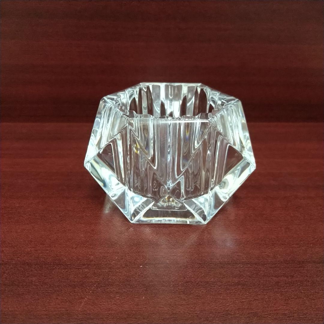 未使用　バカラ　キャンドルホルダー　Baccarat