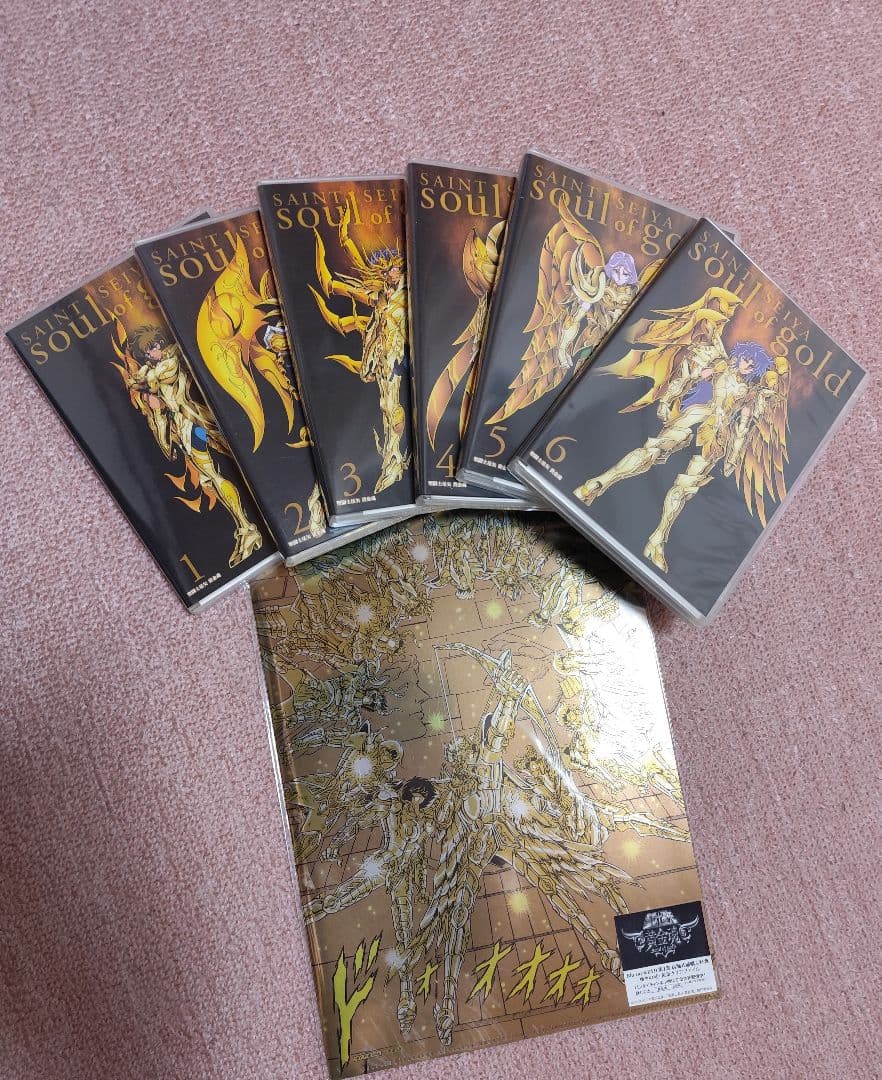 聖闘士星矢黄金魂DVD全６巻set　オマケ付き♪