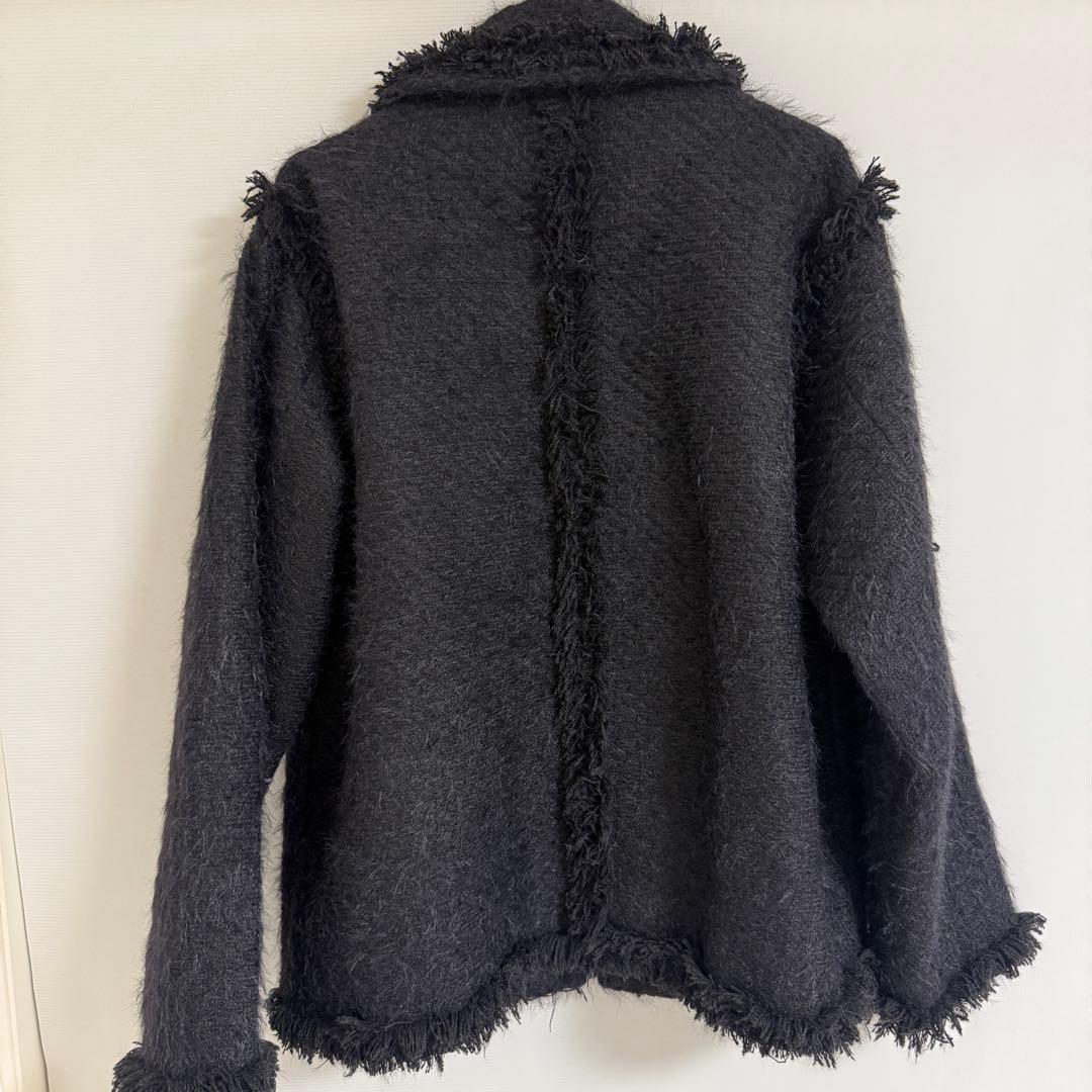 SLY フリンジ付き黒ジャケット