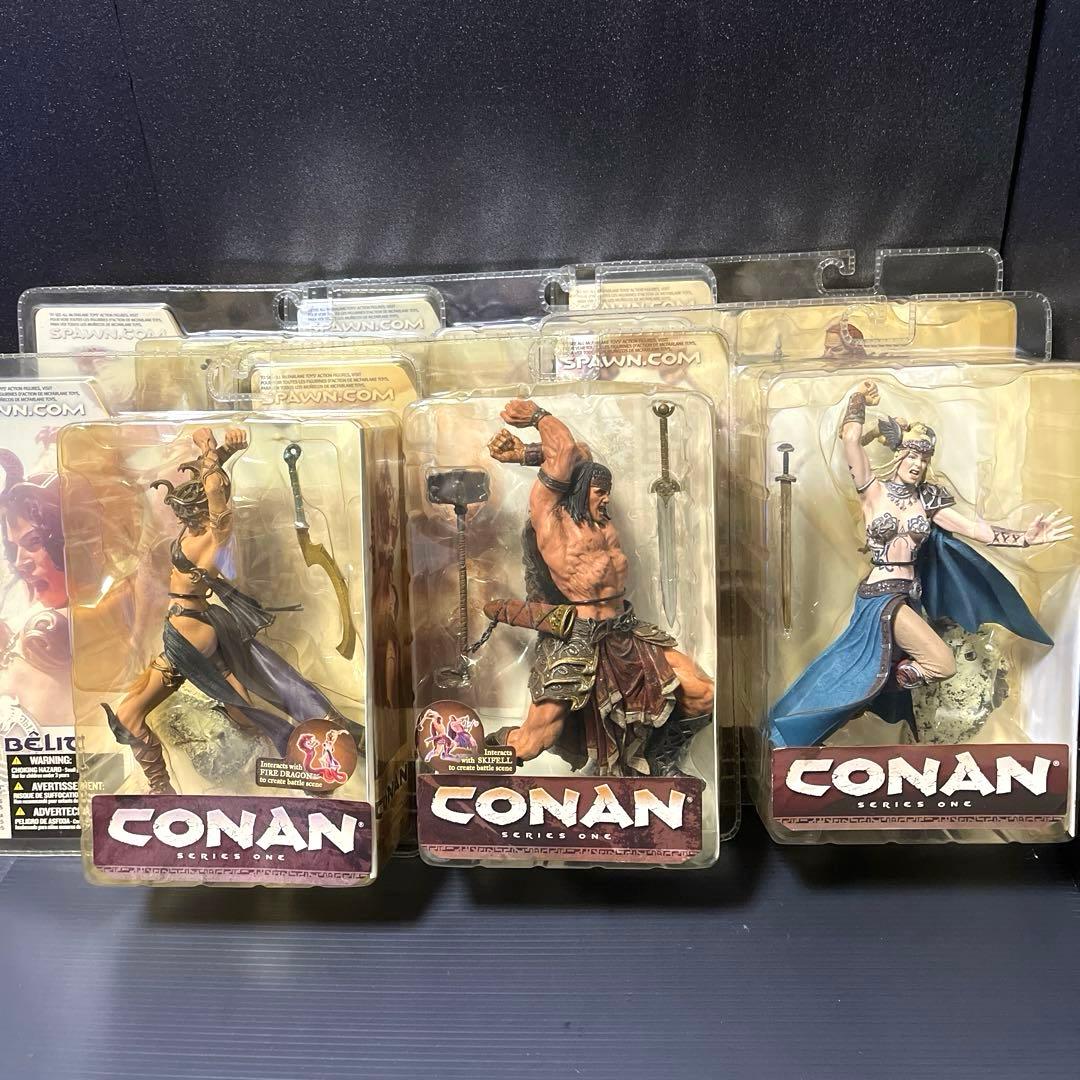 CONAN コナン　フィギュア　全6種　マクファーレン　新品未開封　シリーズ1