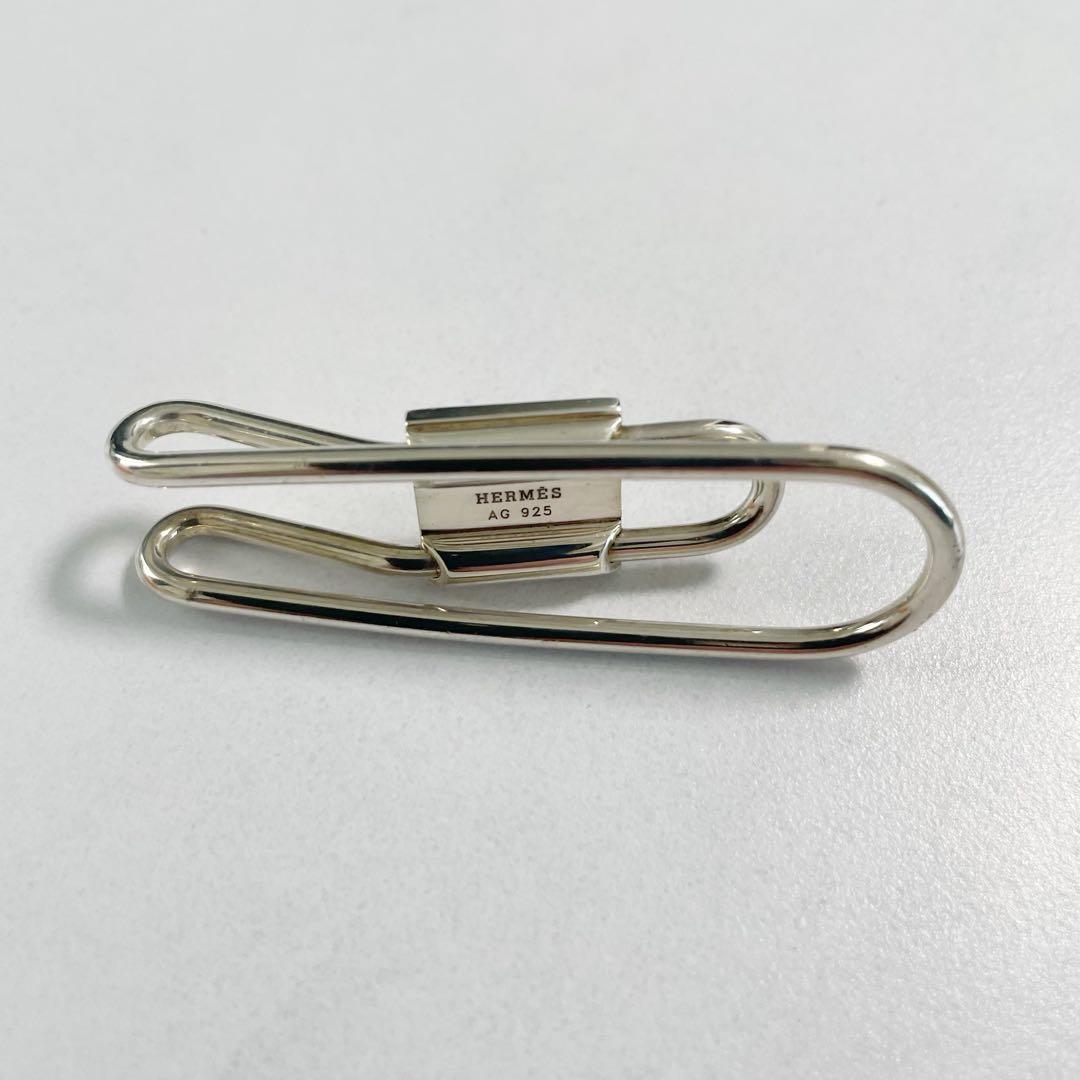 美品　HERMES　エルメス　カデナ　マネークリップ　シルバー925　小物
