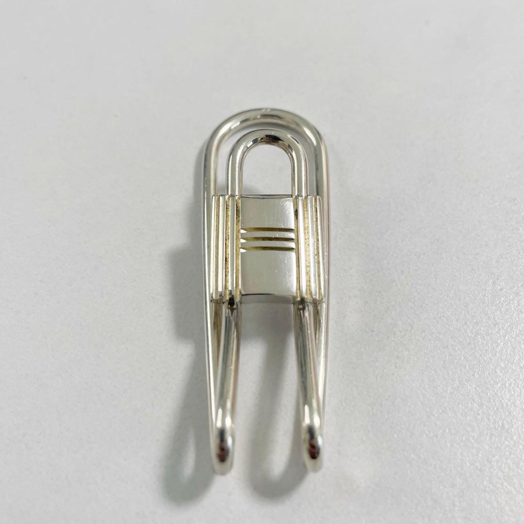 美品　HERMES　エルメス　カデナ　マネークリップ　シルバー925　小物