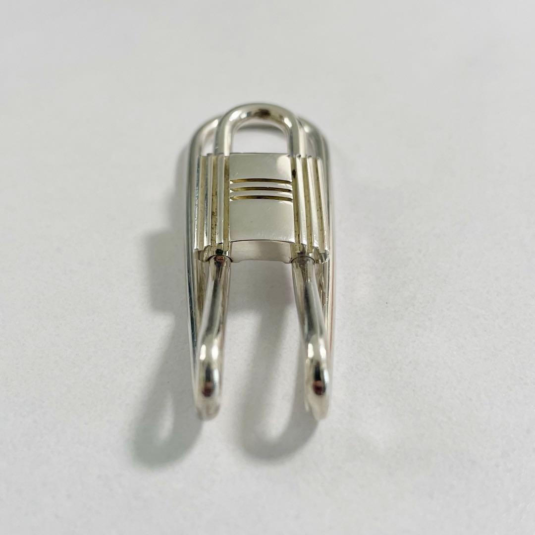 美品　HERMES　エルメス　カデナ　マネークリップ　シルバー925　小物