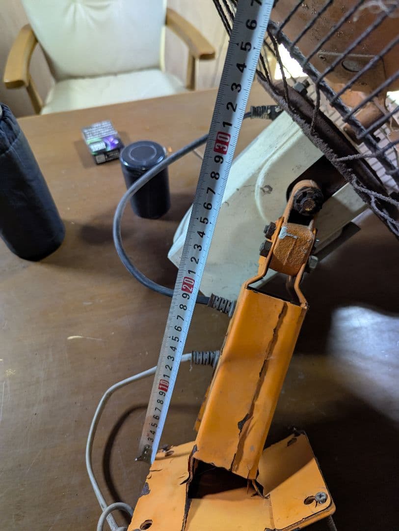 昭和レトロ•壁付扇風機•スイデン壁付扇風機•可動品•金属プロペラ•業務用？•首振