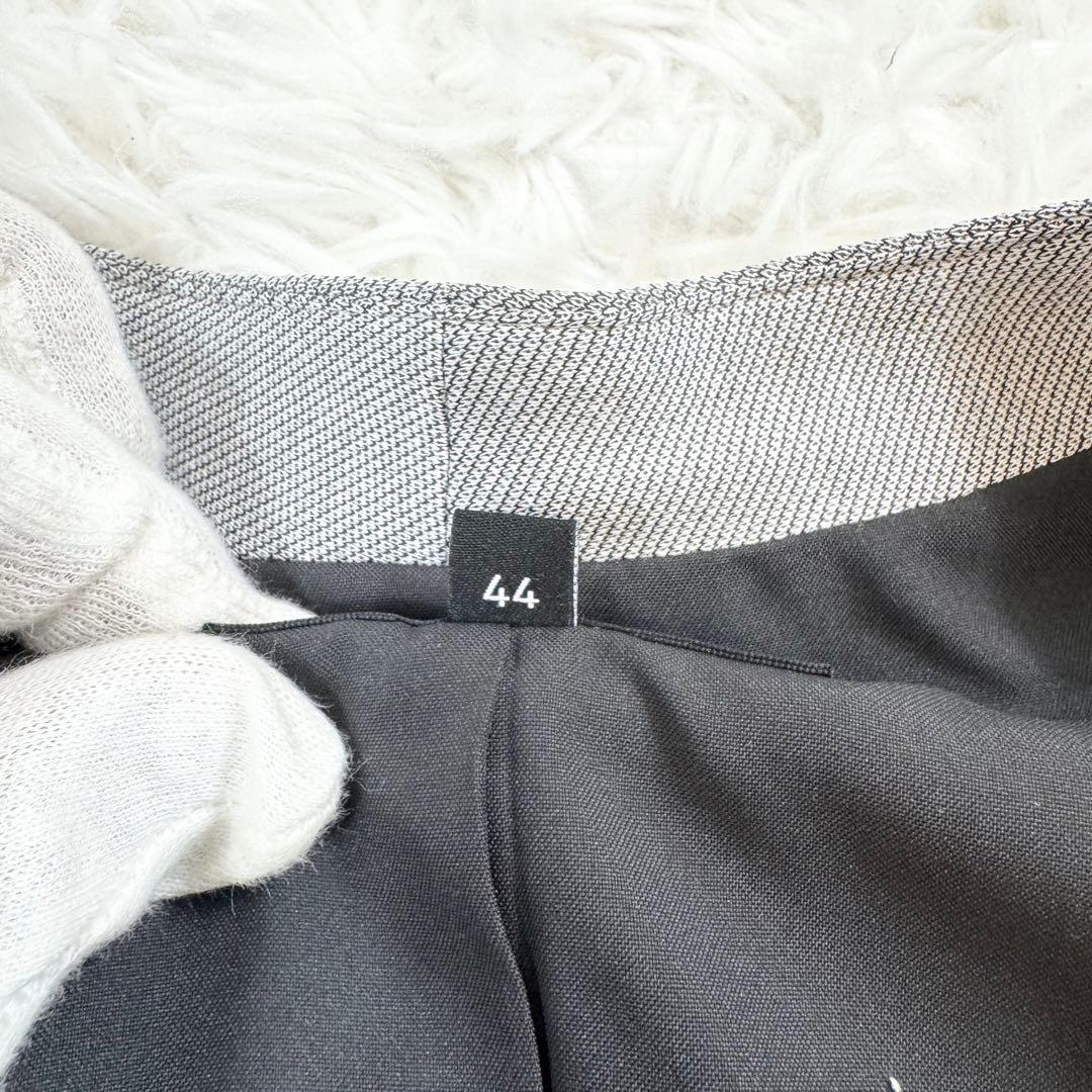 【極美品】INDIV インディヴィ パンツスーツセットアップ グレー 44