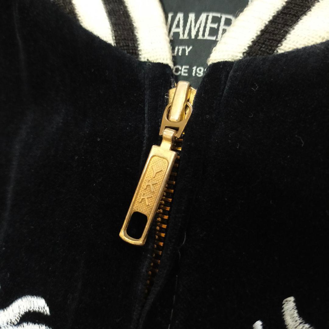 90S 00S　別珍　スカジャン　OCTOPUS ARMY　鷲　イーグル刺繍