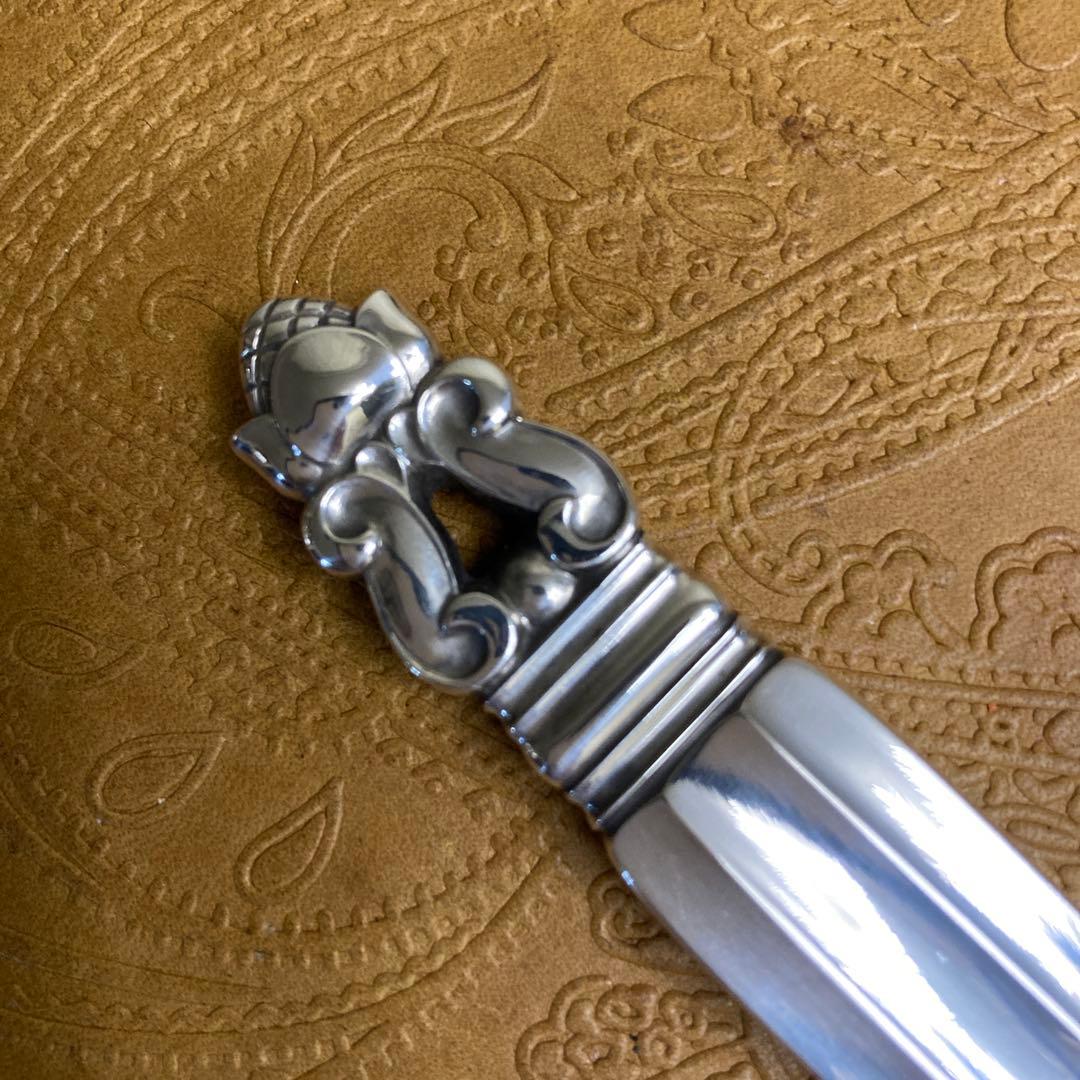 【E 】純銀/約70g ボトルオープナー【Acorn】