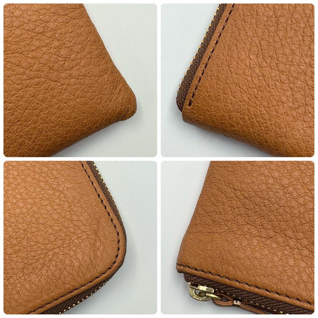 未使用級✨ SLOW&CO レザー L字ファスナー 長財布 ブラウン