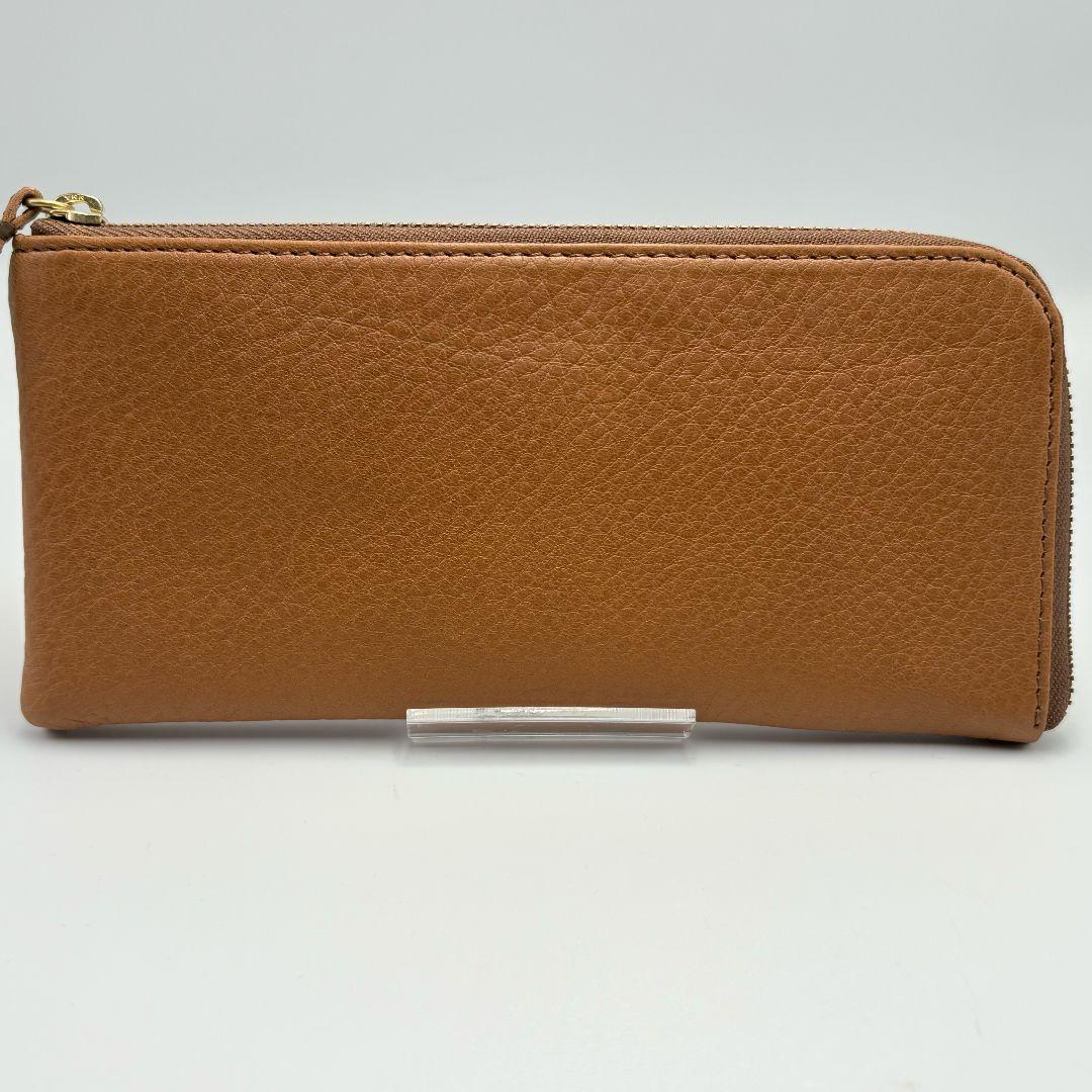 未使用級✨ SLOW&CO レザー L字ファスナー 長財布 ブラウン