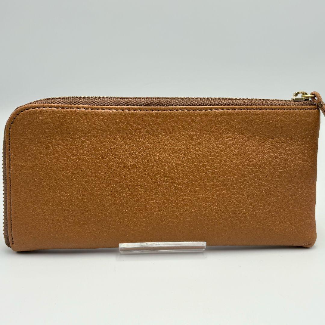 未使用級✨ SLOW&CO レザー L字ファスナー 長財布 ブラウン