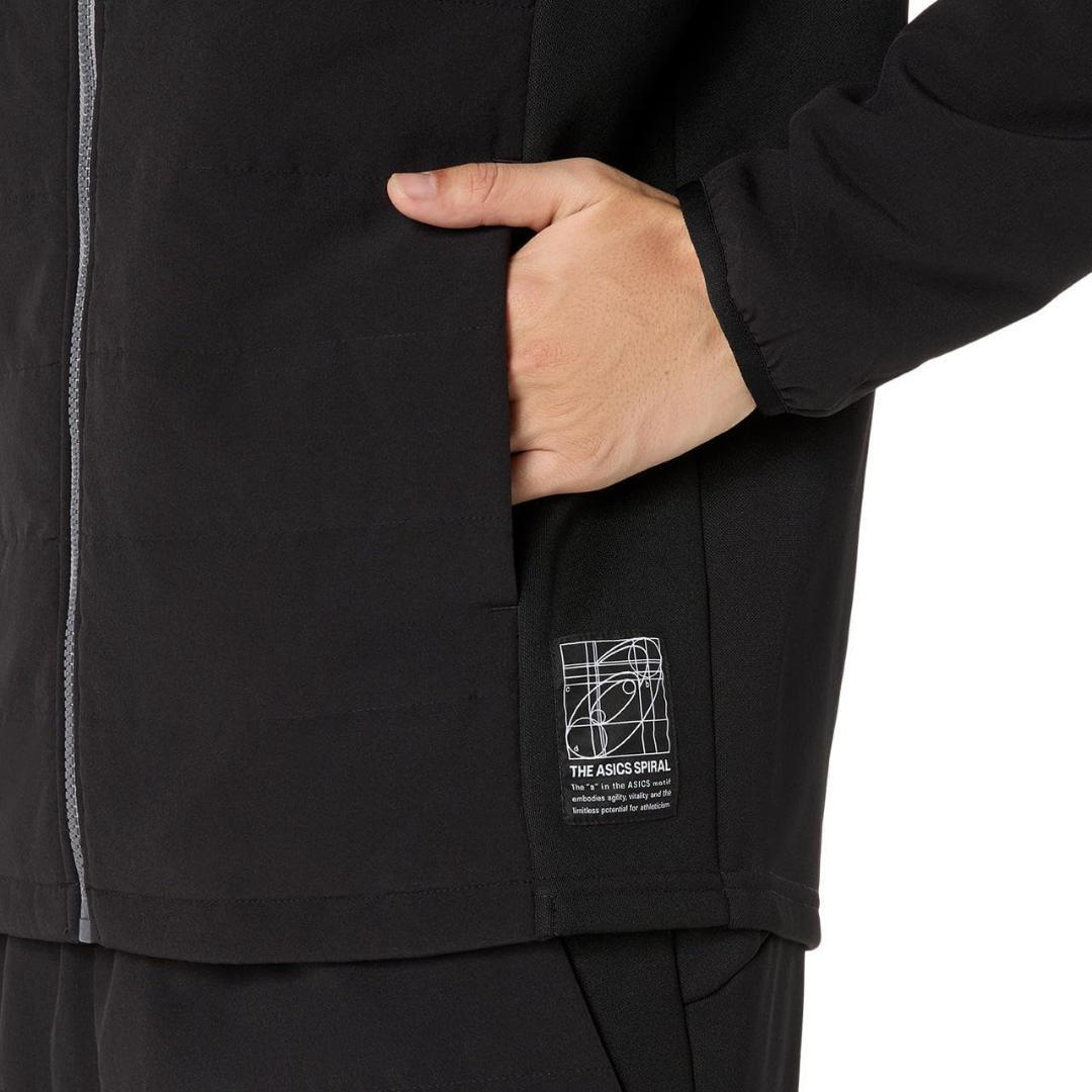 [アシックス] ハイブリッド中わたフリースフーディー 2031F172