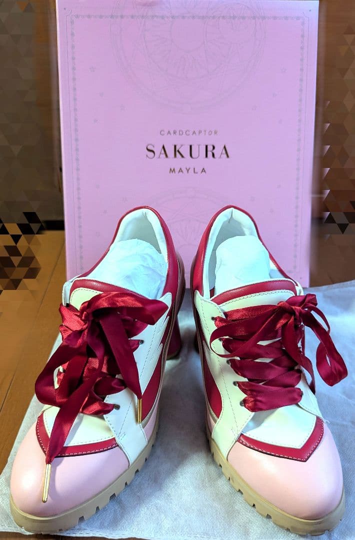 マイラクラシック カードキャプターさくら アイコニック ヒールスニーカー ローズ