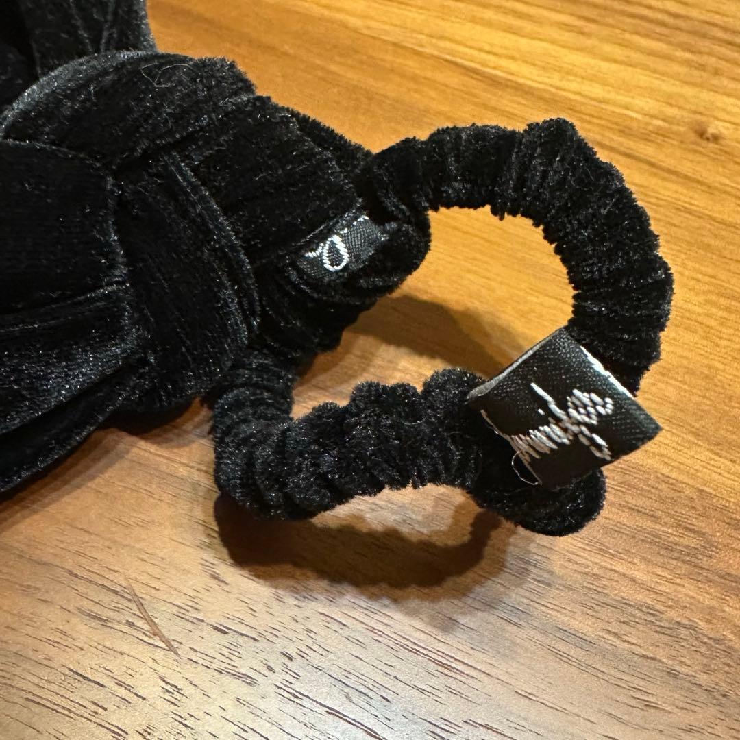 ロンハーマン別注　ジェニファーオーレット　ベロアリボンヘアゴム