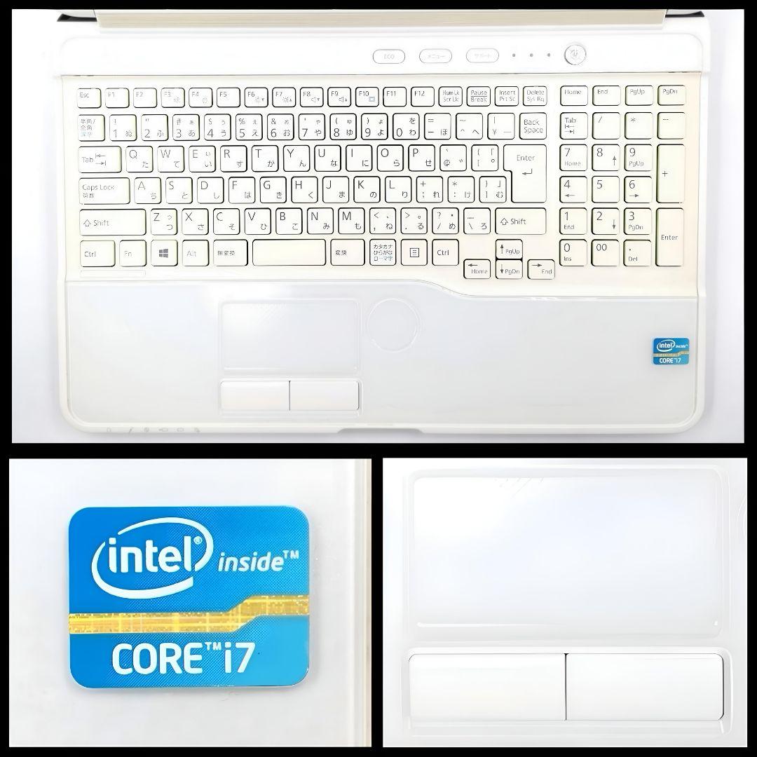 驚きの速さ！ 最高Core i7 Windows11 ノートパソコン ブルーレイ
