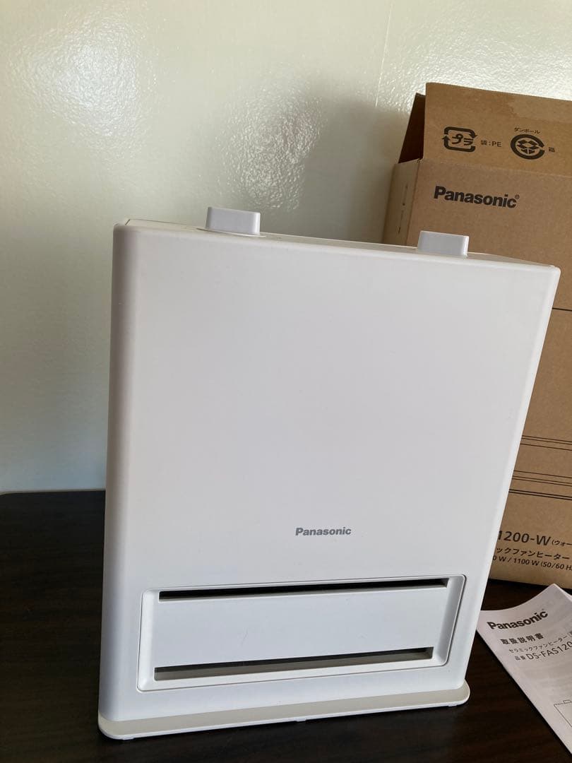 ⭐︎美品 パナソニック セラミックファンヒーター DS-FAS1200-W 白