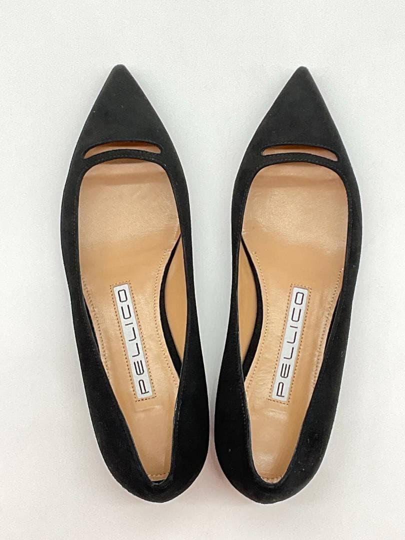 【新品】PELLICO スエードポインテッドトゥ パンプス 34