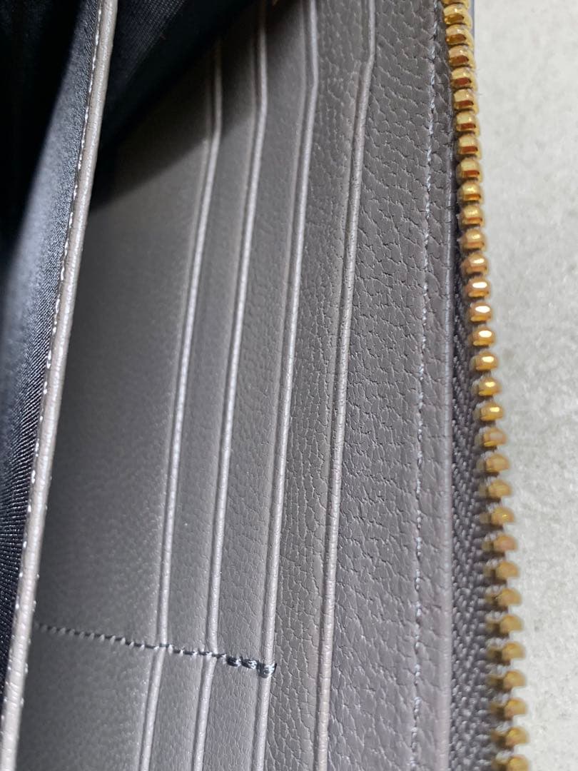 【専用】【新品未使用】CROCODILE クロコダイルレザー 長財布 グレー
