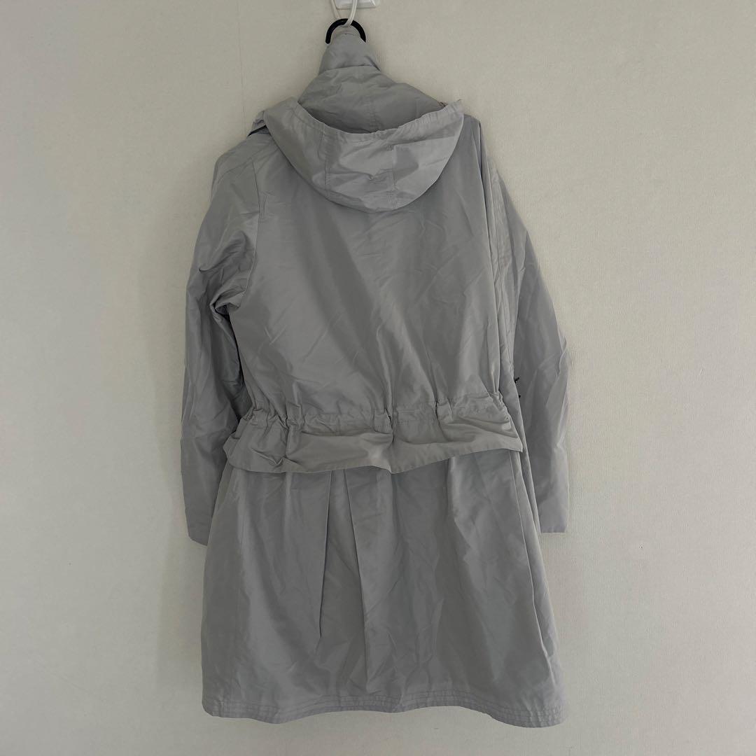TRUNK ライトグレー フード付き モッズコート