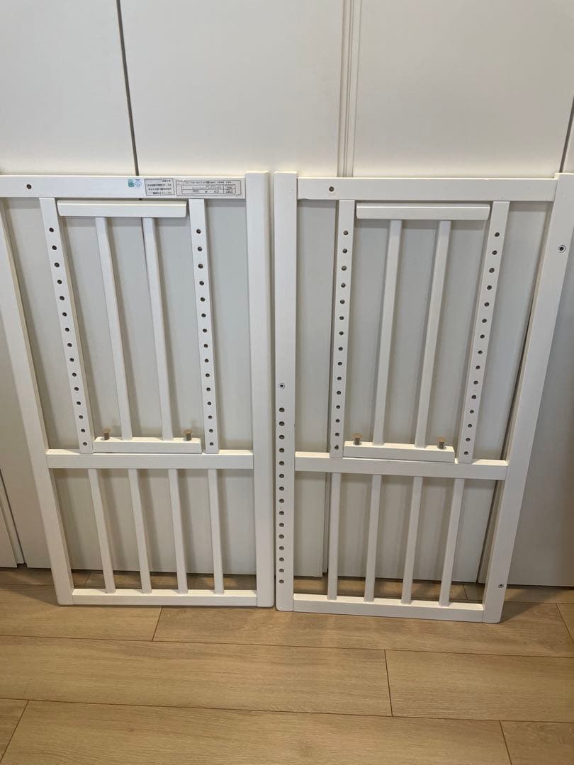 大和屋　そいねーるプラスロング ホワイト ベビーベッド