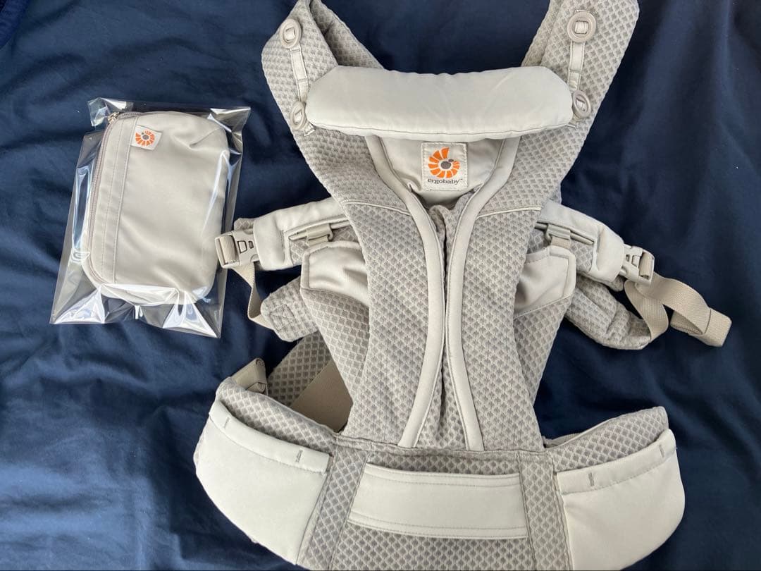 エルゴベビー メッシュ抱っこ紐 グレー　オムニブリーズ