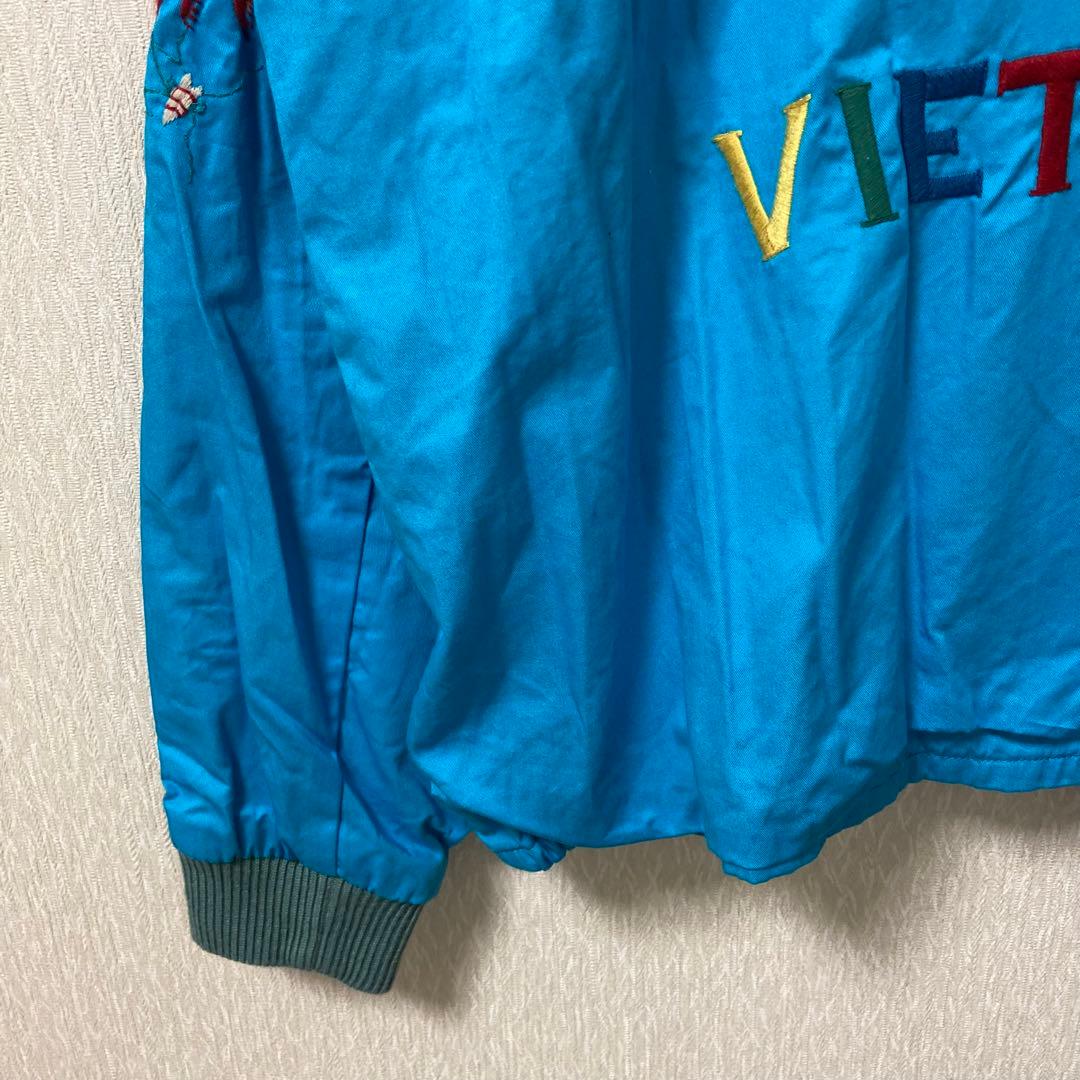 【美品】テーラー東洋 ナノユニバース別注 ベトジャン リブ ライトブルー M