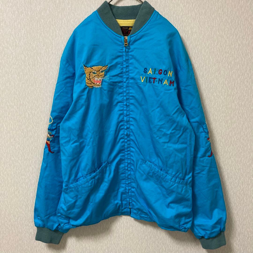 【美品】テーラー東洋 ナノユニバース別注 ベトジャン リブ ライトブルー M