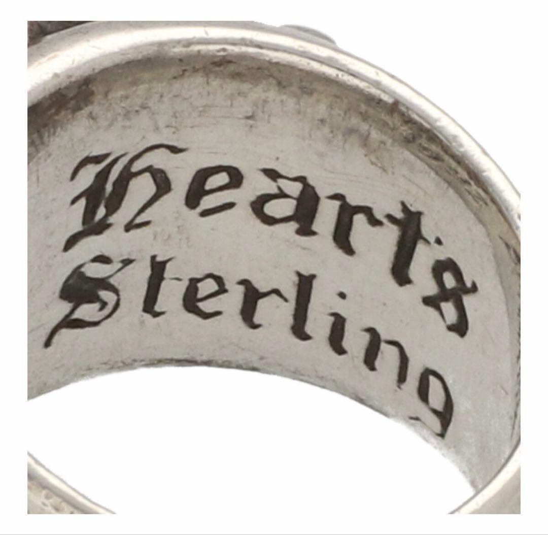 【中古】CHROME HEARTS クロムハーツフローラルクロス リング 9号