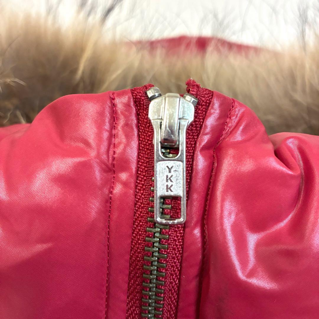 BURBERRY BLUE LABEL ダウンジャケット ファー フード付き