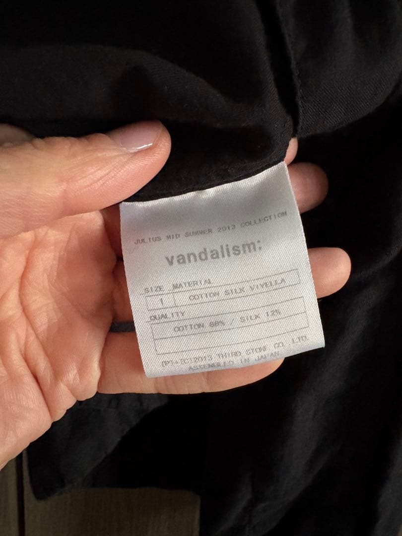 cotton silk viyella 2013シャツ サイズ1 julius