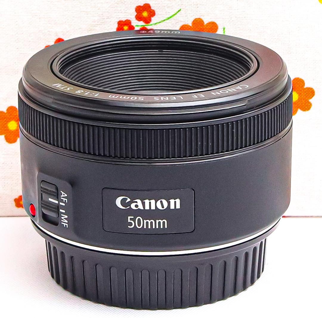 キャノン Canon EF 50mm F1.8☆新型STM☆大人気単焦点デビュー