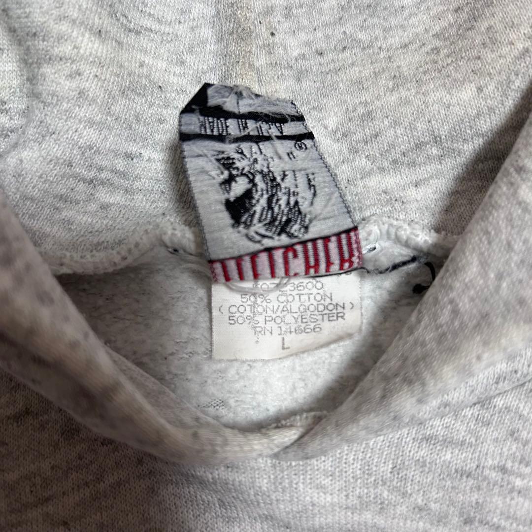 90s USA製 Christian Fletcher クロスプリント パーカー