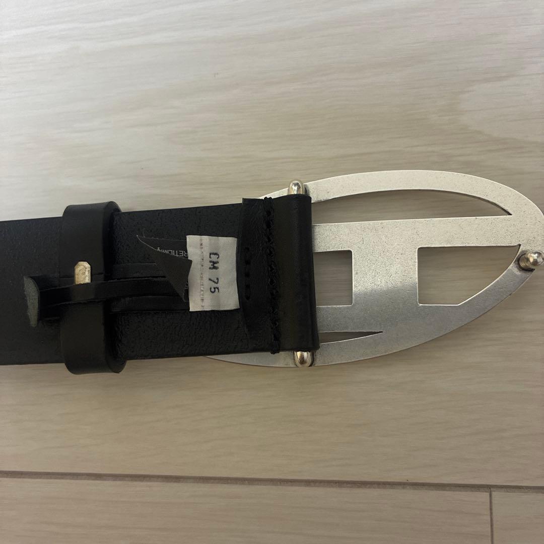 DIESEL シルバーバックルベルト 75/30