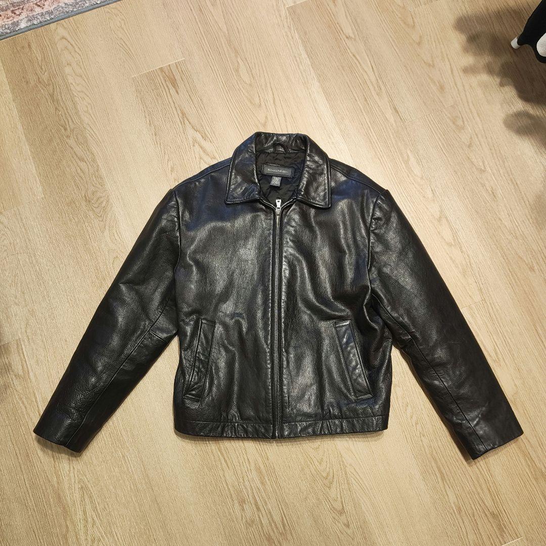 90s Banana Republic レザージャケット キルティング裏地 本革
