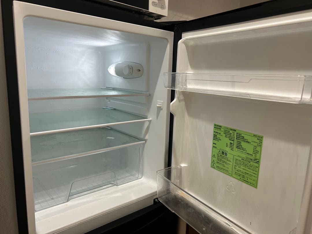 IRIS OHYAMA 冷蔵庫 IRSD-14A-B 142L ブラック