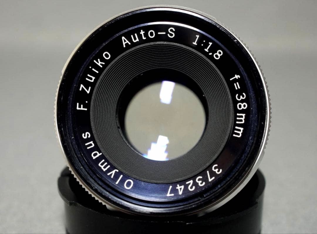 【良品】オリンパスペンFT F.Zuiko Auto-S 38mm F1.8 黒